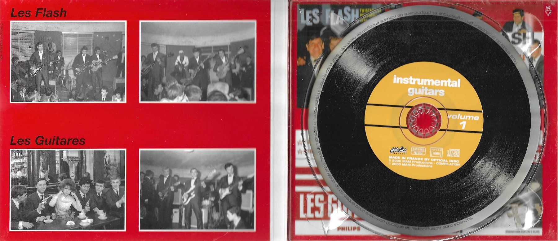 CDs: Instrumental Guitars CD Digipack - Les Guitars & Les Flash – Gebraucht aus Savagnier von Ne2065 2