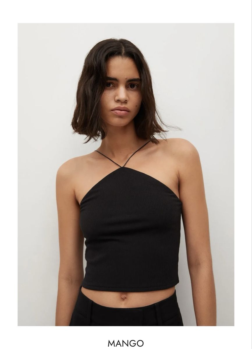 Mango Top: Mango ribbed crop top – Nuovo (secondo la descrizione) da Kilchberg ZH venduto da ngt_hnw9 4