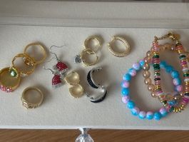 🌹Luxus  Set Nr: 1🌹 Ring Armband Ohrstecker Ohrschmuck