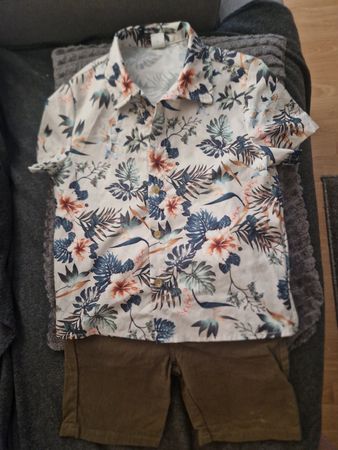 Sommer Set Hemdli/Shorts Top Zustand, Süss!