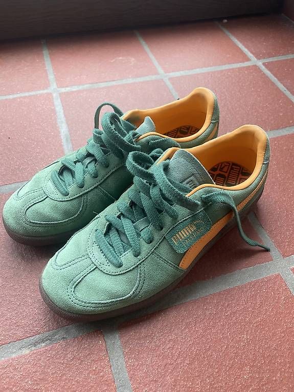 Scarpe da uomo: Puma Palermo Grün/Orange Gr. 43 – Usato da Neuhausen am Rheinfall venduto da Kordian_W 3