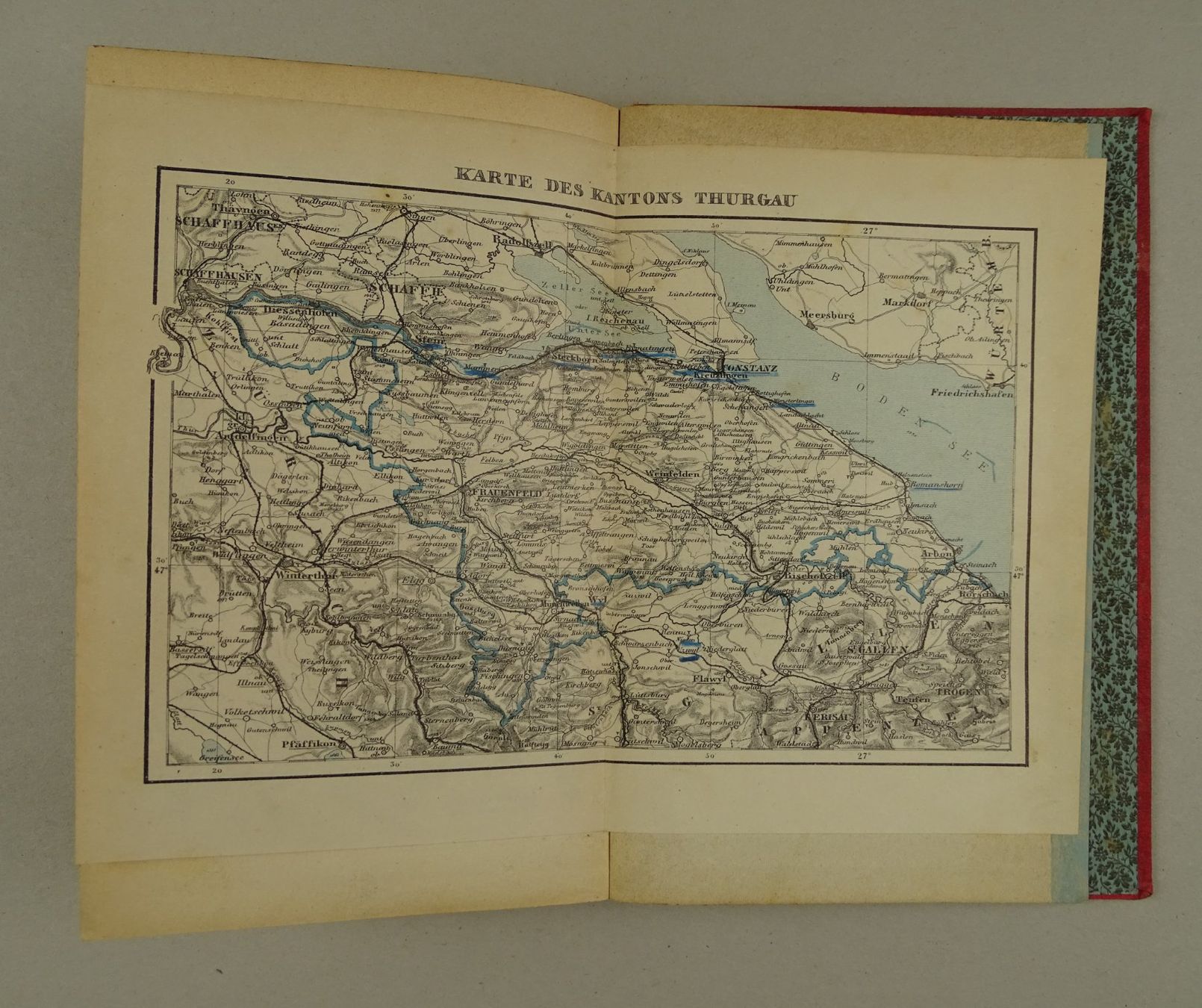 Libri: WANDERUNGEN DURCH DEN THURGAU, 1889 – Usato da Grüningen venduto da Kartensammler 8
