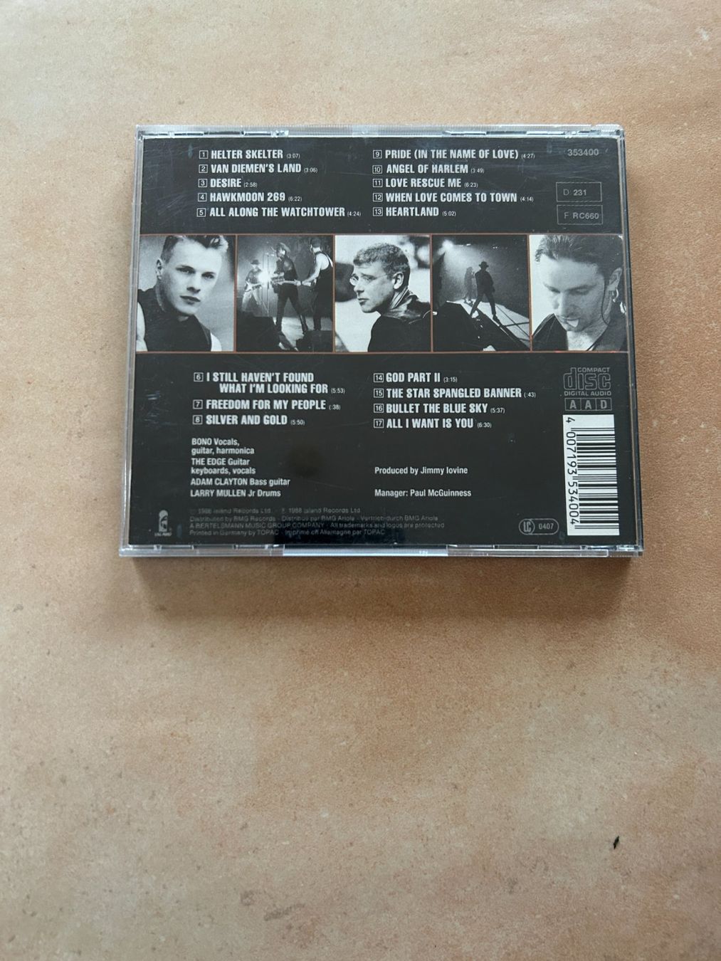 CD: U2 Rattle and Hum – Usato da Wiggiswil venduto da Cwi0 1