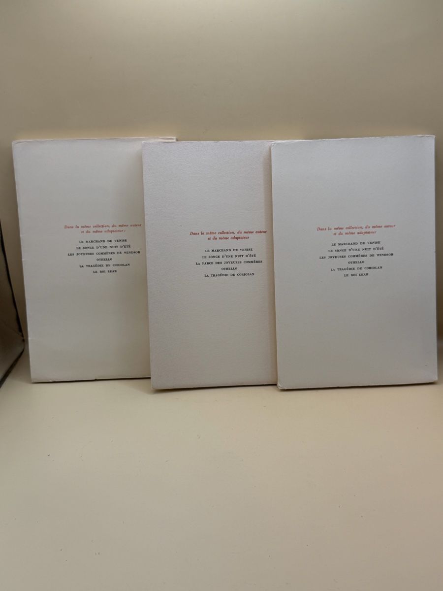 Libri: Shakespeare Pierre Cailler numérotés Genève 1946-49 – Usato da Genève venduto da sho_67qj 4