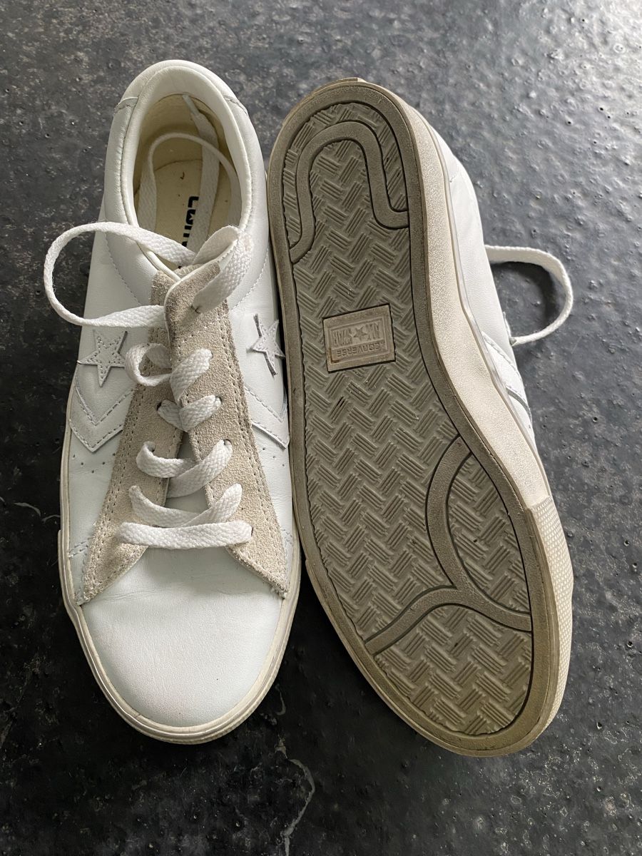 Converse Herrenschuhe: Converse One Star Ledersneakers, Weiss, Grösse 38 – Gebraucht aus Bern von OnlineVerkauf888 1