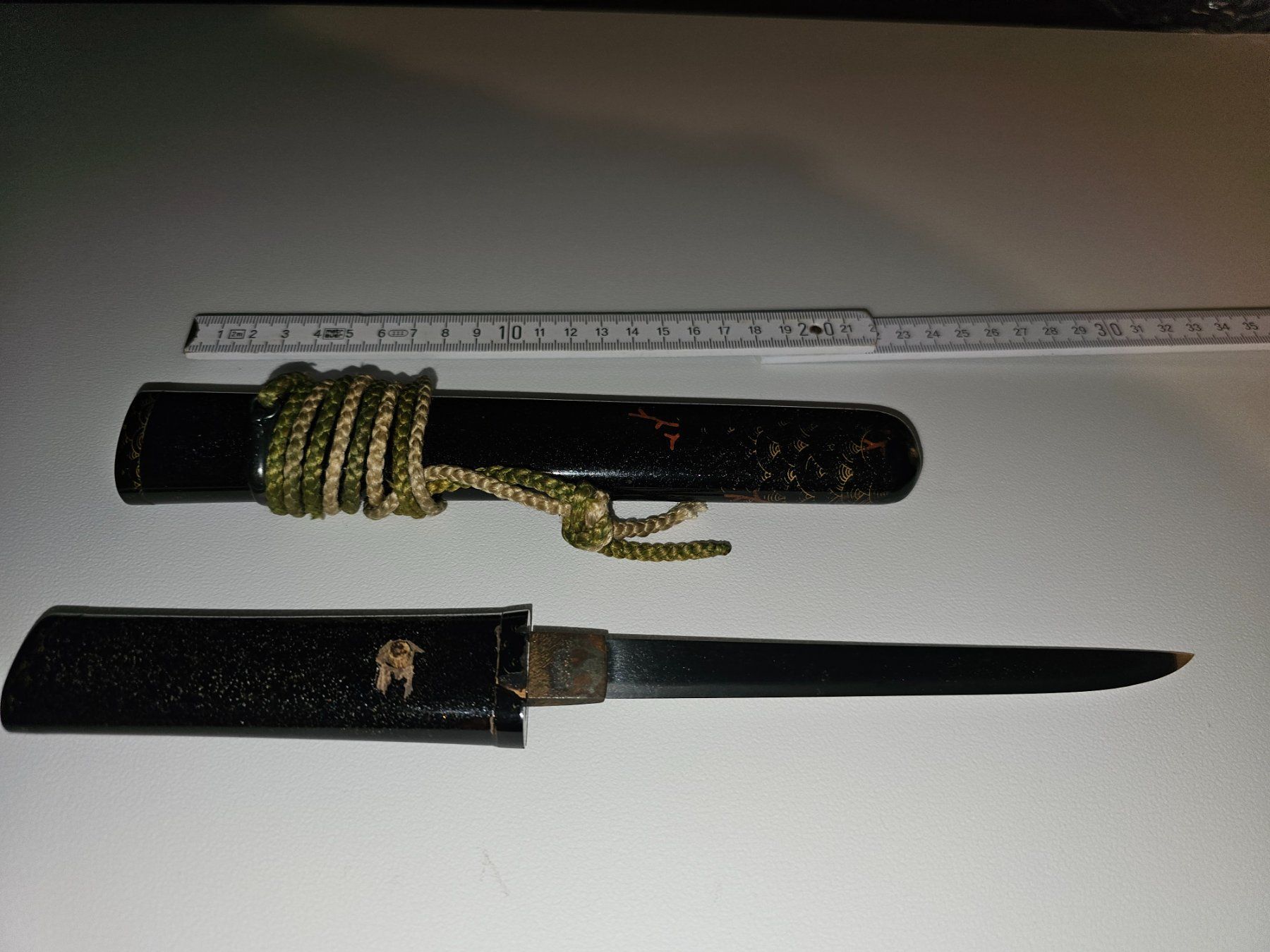 Sonstiges zum Sammeln & Seltenes: antikes Samurai Tanto signiert – Gebraucht aus Rüdtligen von Franky696 1