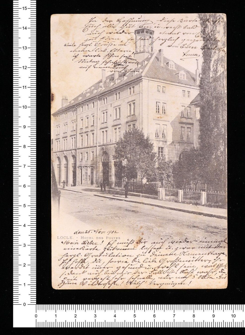 Cartoline postali: Locle - Hotel des Postes – Usato da Riehen venduto da Tignanello1