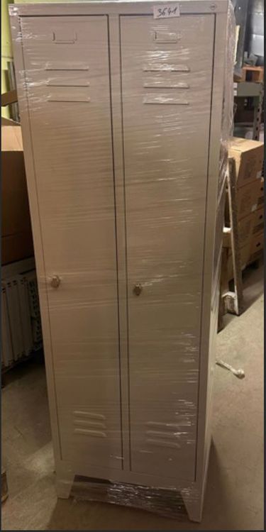 2er Spind Garderobenschrank grau (Neu (gemäss Beschreibung)) in ...