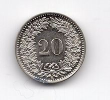 (2221) 20 Rappen, 1883, Super, stgl