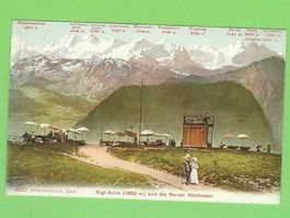 Rigi-Kulm und die Berner Hochalpen