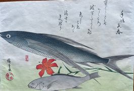 Originaler Japan Farbholzschnitt, ca. 1832, HIROSHIGE