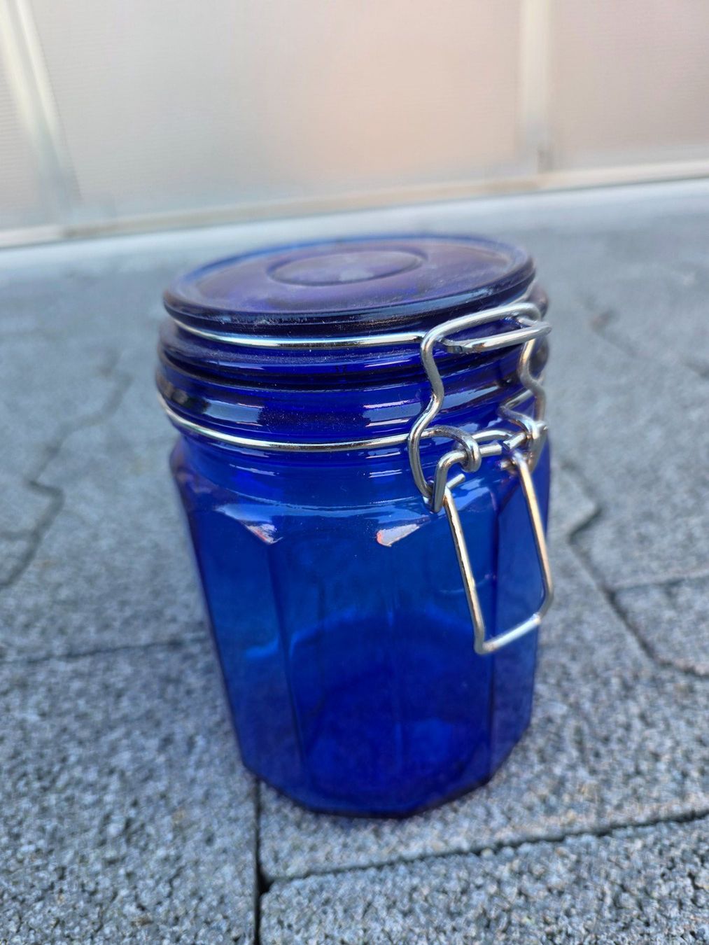 Contenitori & Simili: blaues Einmachglas Glas ohne Dichtung – Usato da Walterswil BE venduto da Lonitti