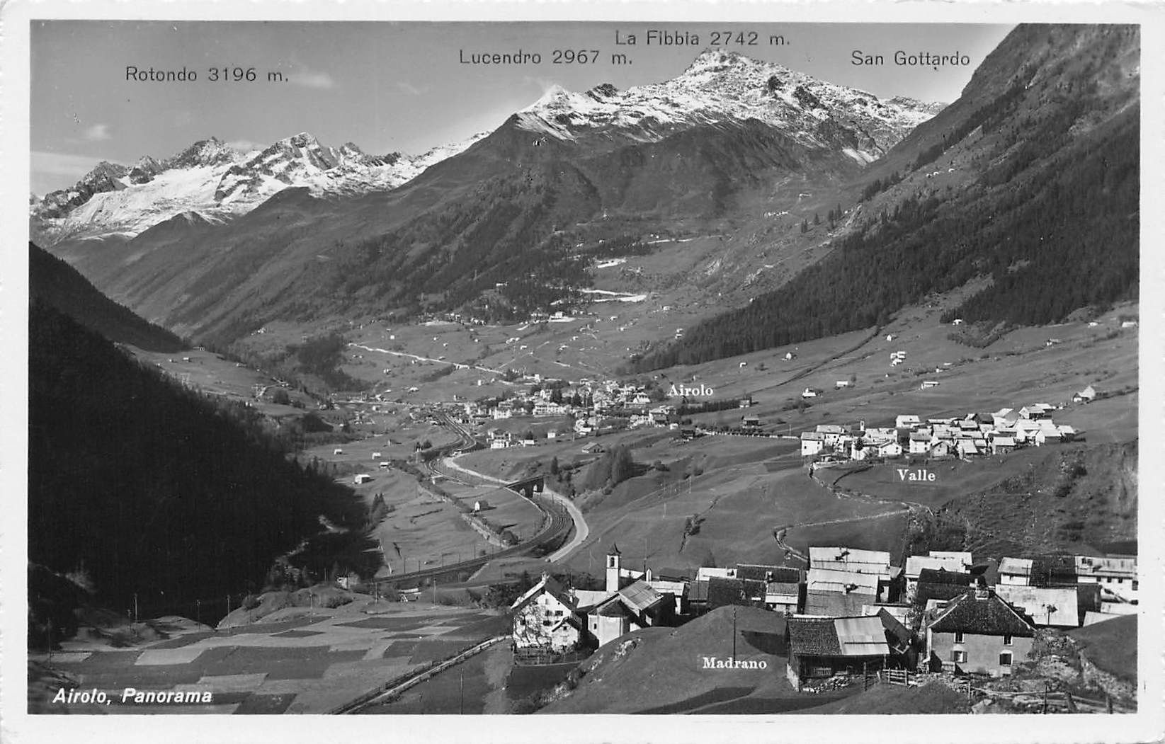 Ansichtskarten: Airolo Leventina – Gebraucht aus Biasca von Blenio71