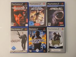 6x Top Games / PS 2 / Playstation 2 (PAL)