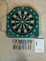 Elektr. Dartscheibe Smartness mit Pfeilen, wenig gebraucht!