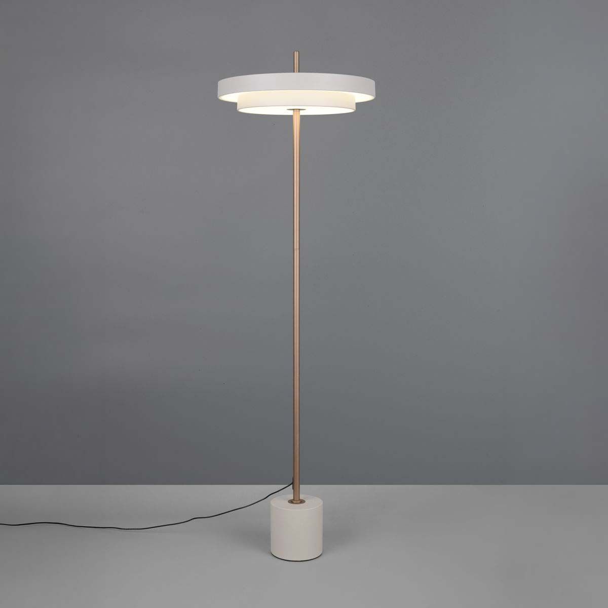 Lampade: LED Stehleuchte, CCT, 138 cm Höhe – Nuovo (secondo la descrizione) da Kreuzlingen venduto da Smart-Light 2