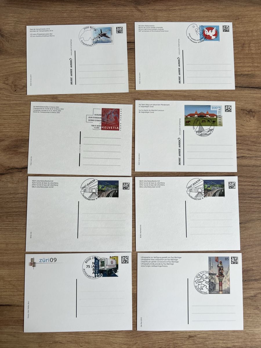 Alle Briefmarken: 14Stk. Bildpostkarten ET gestempelt – Neu (gemäss Beschreibung) aus Braunau von Desil2511 1