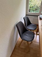 Esszimmer-Stühle 4 Stk. grau/anthrazit