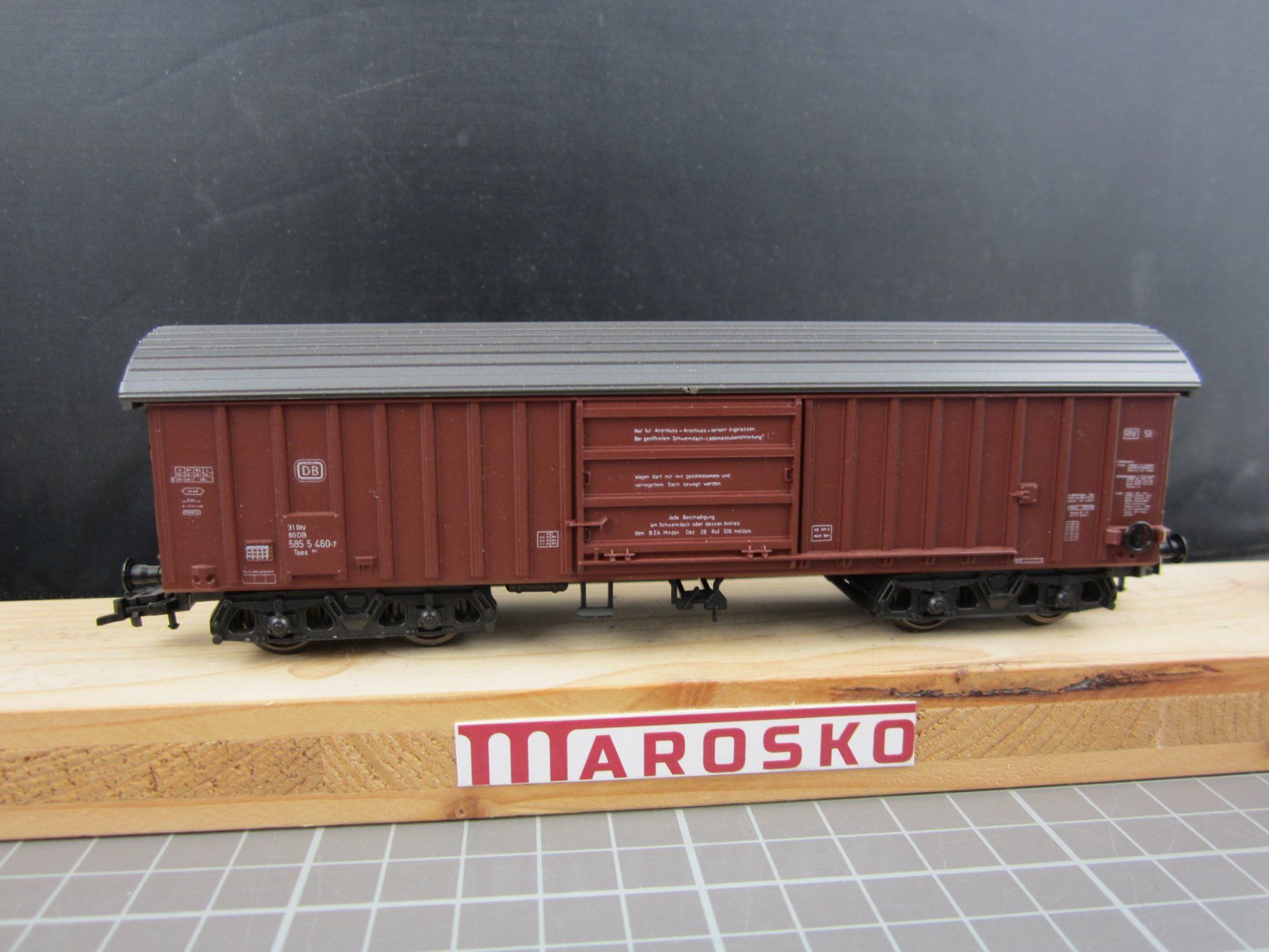 Roco Modelleisenbahnen: Roco DB Klappdachwagen, mit OVP, DC – Gebraucht aus Malters von Marosko