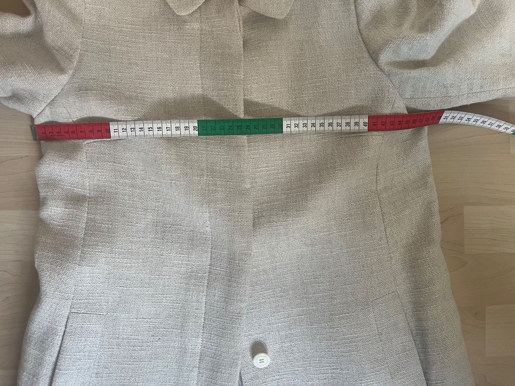 Massimo Dutti Cappotti: Massimo Dutti: heller Sommermantel, Leinen/Baumwolle, M, 40 – Usato da Luzern venduto da ellitussi 7