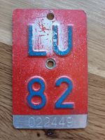 Alte Velo Nummer LU 82
