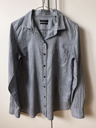 Marc O'Polo Bluse Baumwolle Gr. 36 Punkte Muster