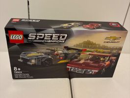 LEGO 76903 Chevrolet Corvette C8.R & 1969 Corvette OVP