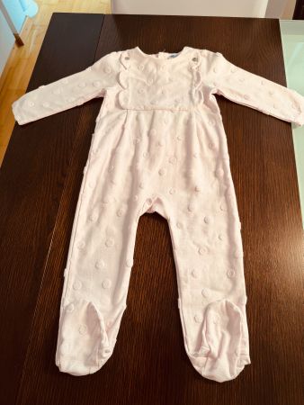 Jacadi Rosa Baby Overall mit Füssen, 18 Mte. Top Zustand!