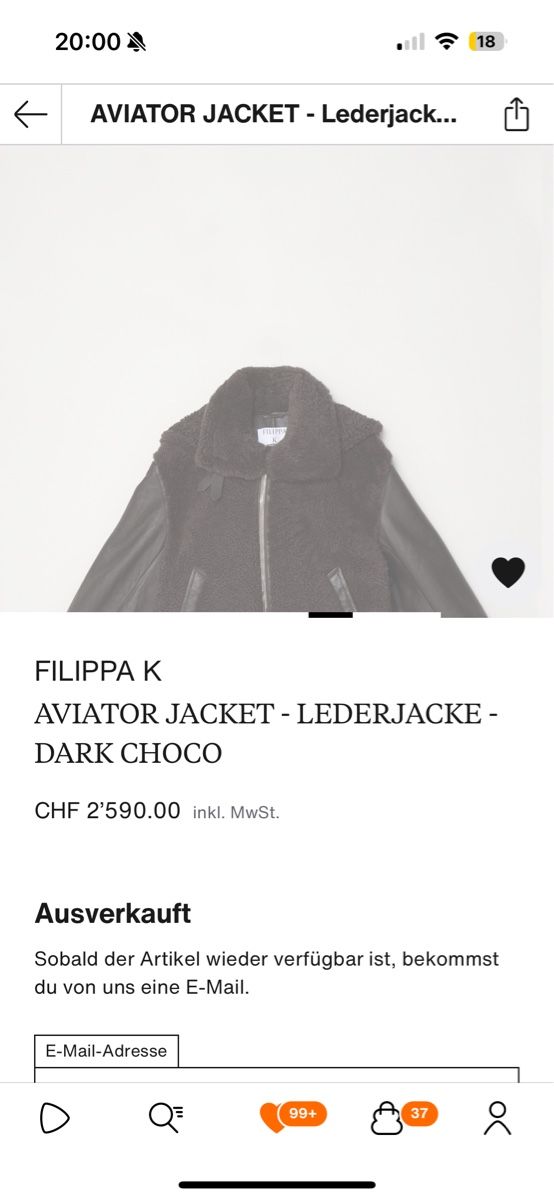 Giacche: FILIPPA K AVIATOR LEDERJACKE - Orginalpreis 2590.- – Nuovo e nell'imballaggio originale da Zürich venduto da luxuryoutlet1 9
