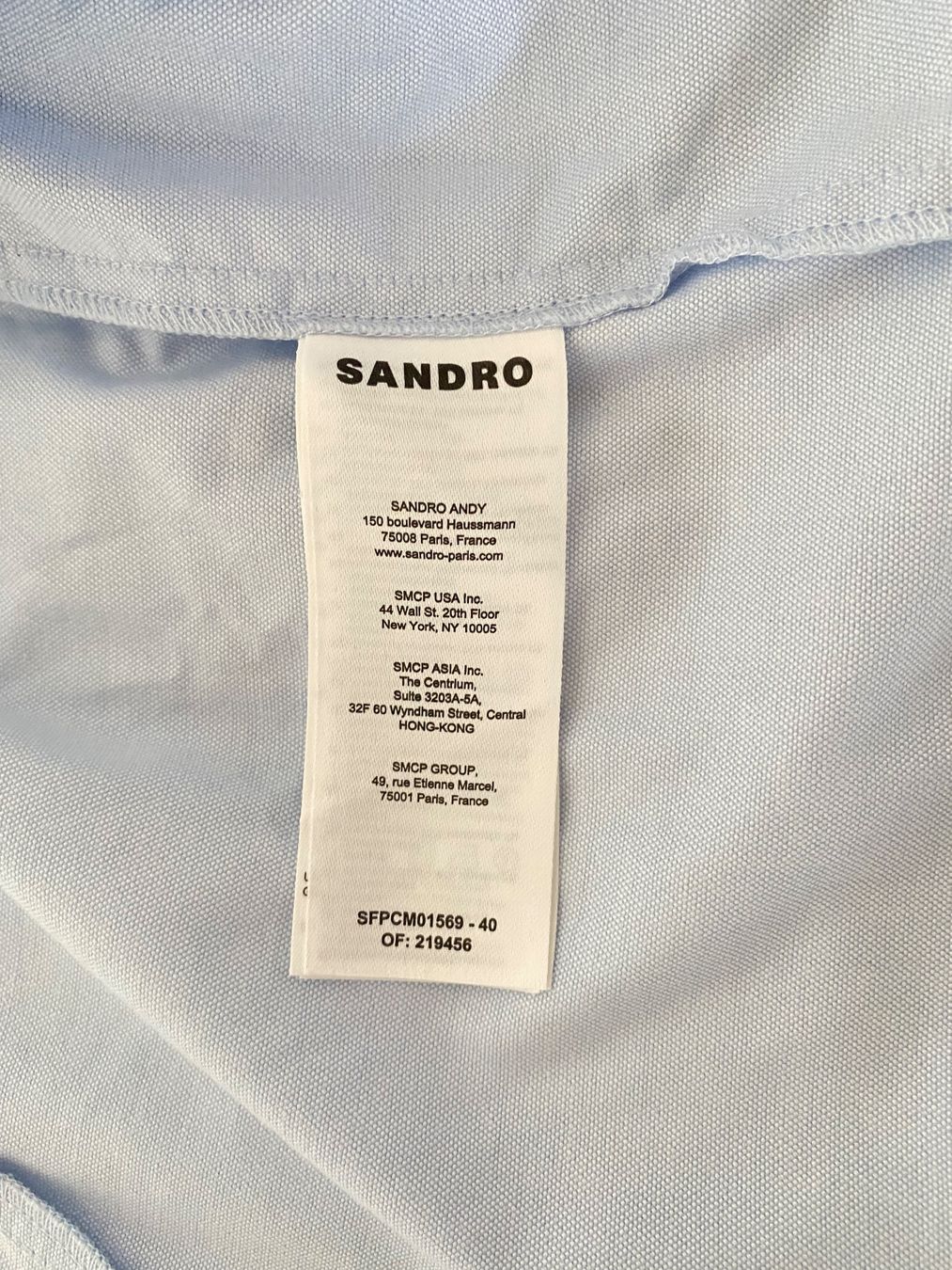 Sandro Chemisiers: SANDRO PARIS EINZIGARTIGE BLUSE – D'occasion à Zürich par Fashionparade 5