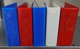 5 Ordner A6 für Belege / Quittungen, schöner Zustand