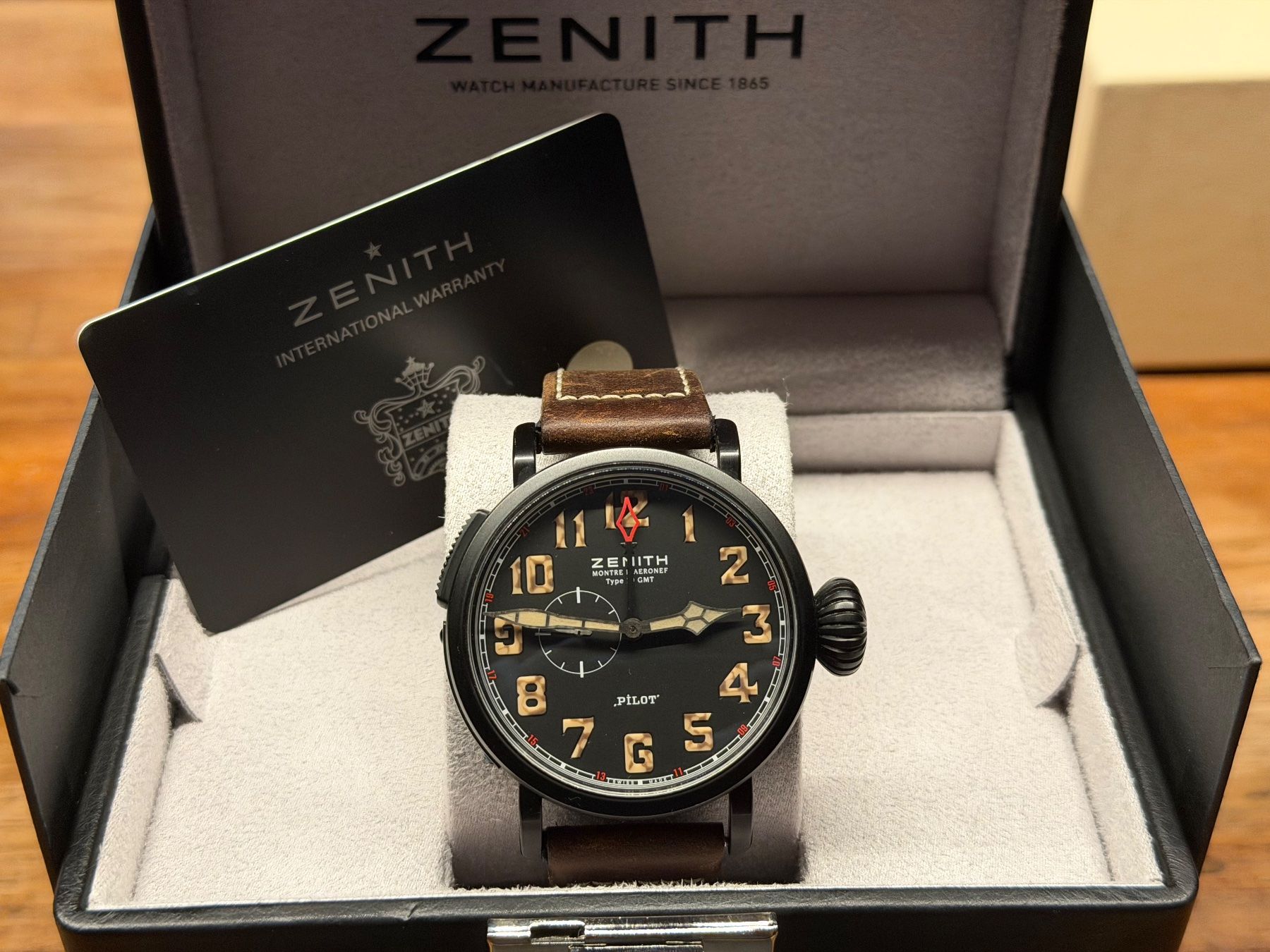 Zenith Orologi: Zenith Pilot Typ 20 GMT 48mm Titan – Usato da Aarau venduto da trader1000 4