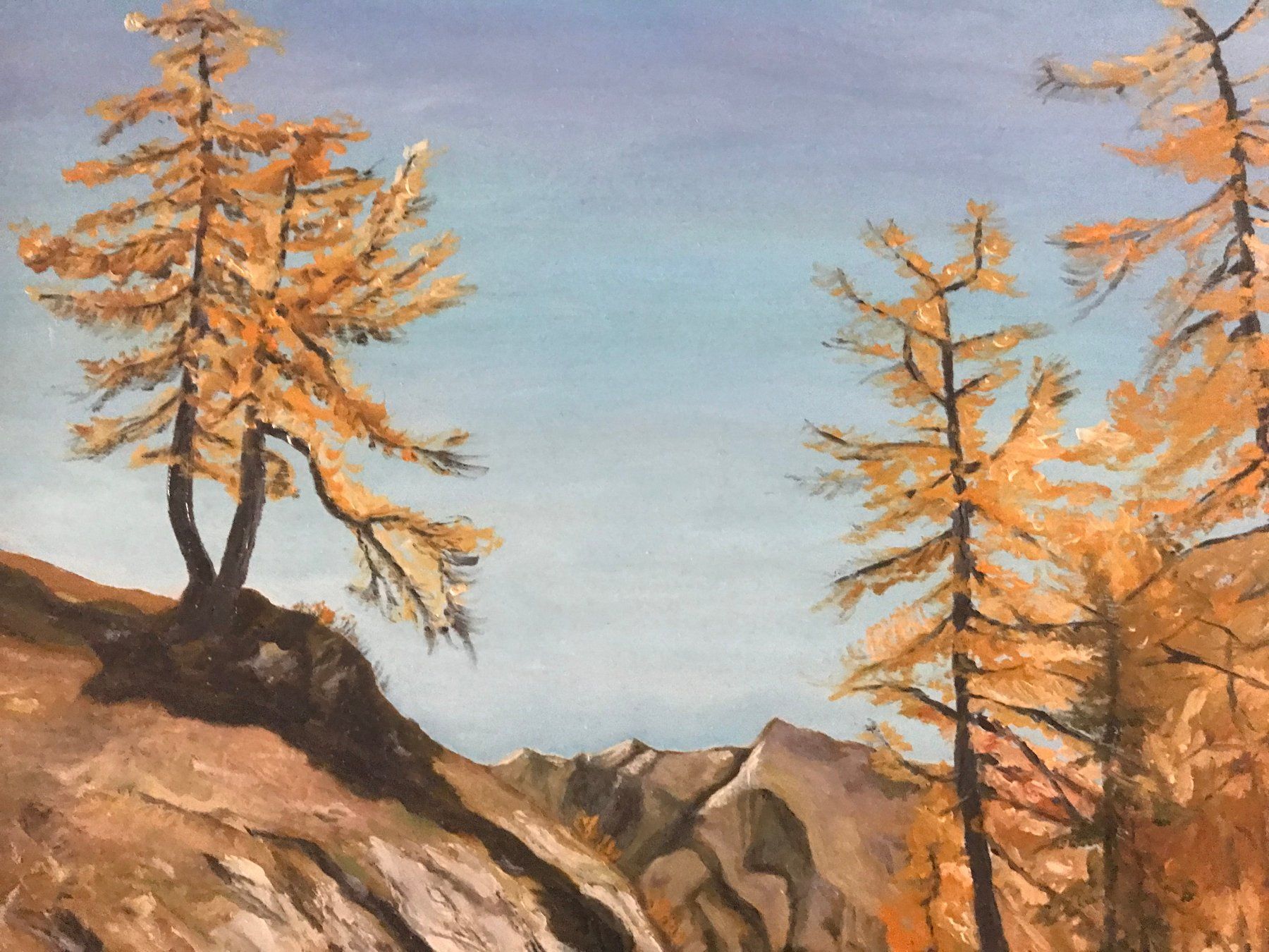 Dipinti: Auf der Varneralp Oel Bild – Usato da Interlaken venduto da Beny-Box 1