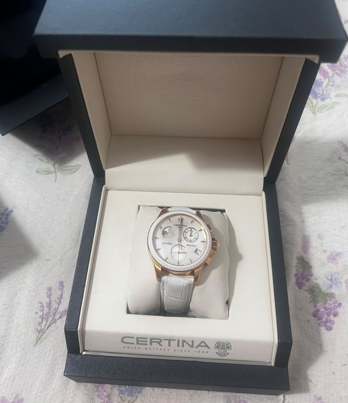 Certina Orologi: Certina DS First Lady Moonphase Chronograph – Nuovo e nell'imballaggio originale da Lausanne venduto da lei_7czh 7