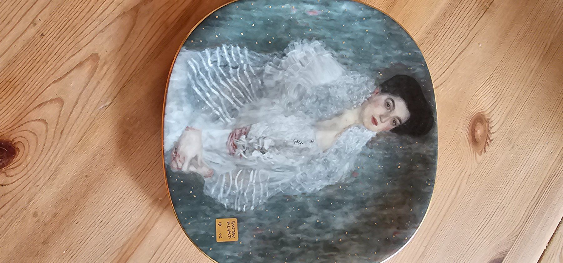 Teller: Gustav Klimt Teller – Gebraucht aus Zürich von janoscha