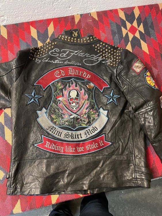 Ed Hardy 100% genuine Leather Jacket XL (Gebraucht) in Zürich für CHF ...