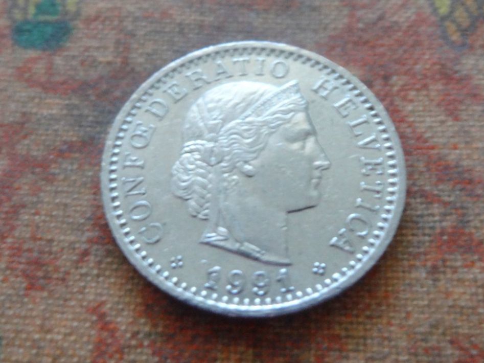 Toutes les monnaies: 20 Rp. 1991 – D'occasion à Romanel-sur-Lausanne par Swift13