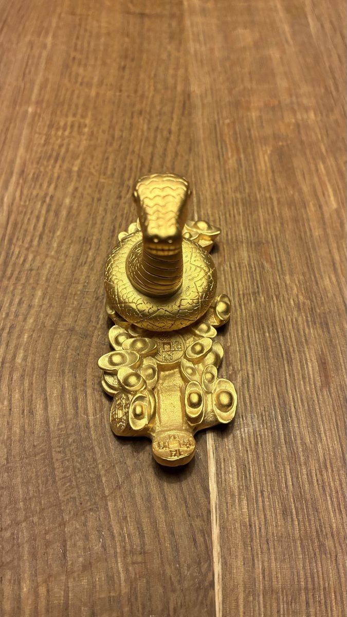 Statuette: Risis gold snake 24k – Usato da Zürich venduto da bocusio 2