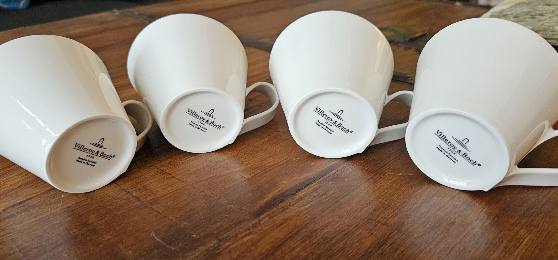 Villeroy & Boch Tassen: Villeroy & Boch Kaffeetassen Set 4 Stück.  – Gebraucht aus Kollbrunn von Antikmann 8
