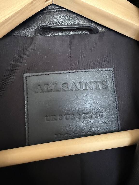 Allsaints Giacche: AllSaints Lederjacke Schwarz Gr. 36 – Usato da Zürich venduto da My_little_boutique 1