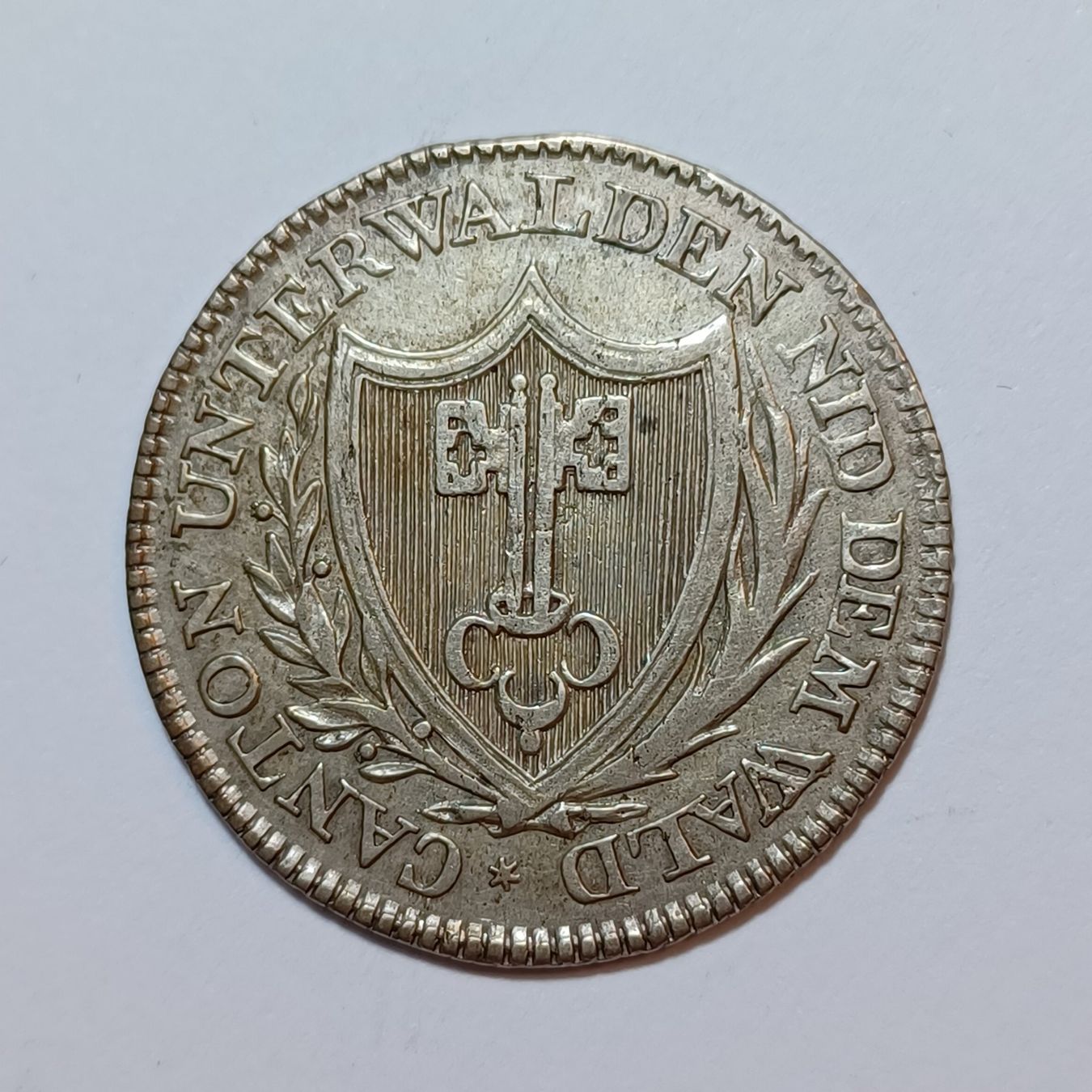 Tutti le monete: 5 Batzen 1811 Nidwalden – Usato da Pfäffikon ZH venduto da Schweizer_Muenzen 1