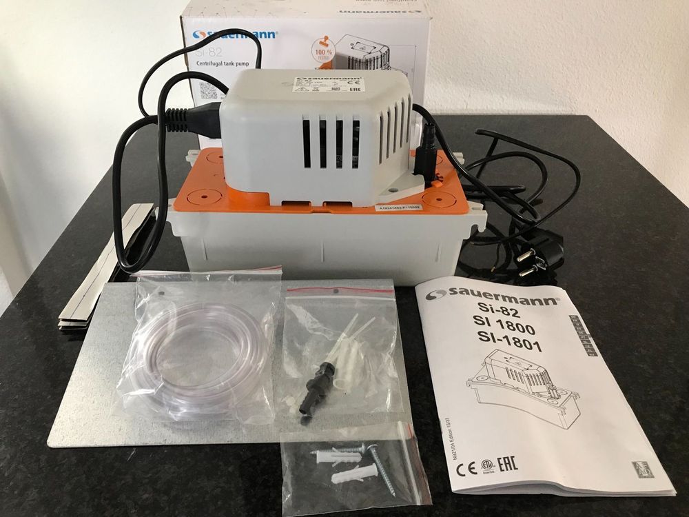 B2B Shop | Sauermann Delta Pack Set, Kondensatpumpe in Kabelkanal, signalweiß