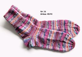 Socken handgestrickt   Gr.40/41   Nr.16