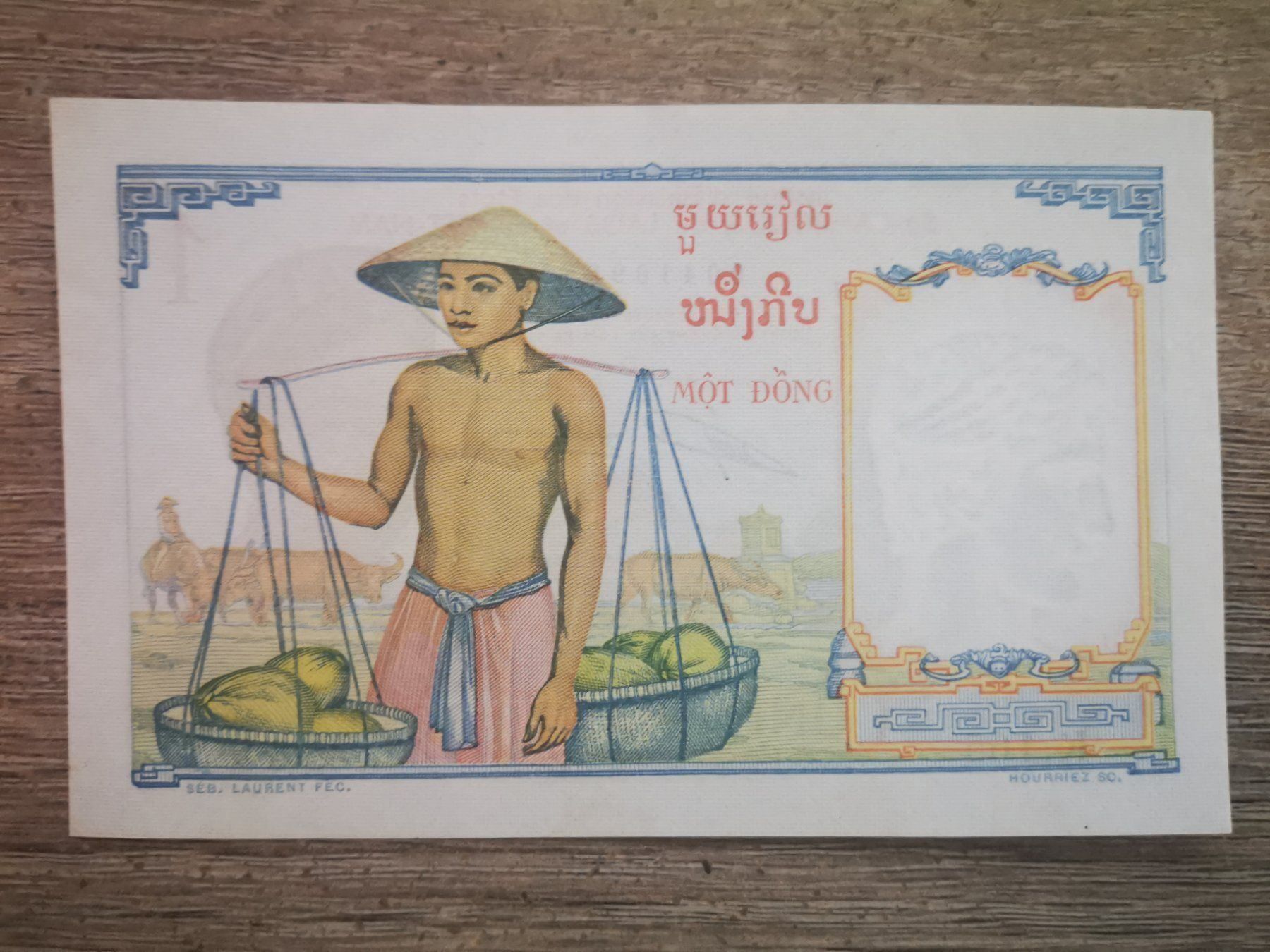 Banconote: Indochina 1 Piastres 1932-39 occasion – Usato da Cousset venduto da Patricio77 1