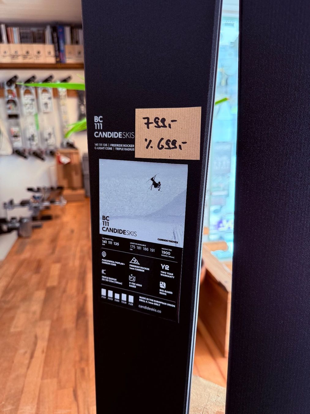 Sci: Candide Skis BC 111 175cm – Nuovo e nell'imballaggio originale da Andermatt venduto da Made_In_Andermatt 1