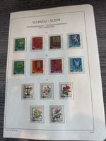 Schweiz Briefmarken Pro Juventute, komplett, Jahrgänge 60-62