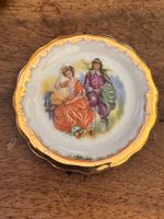 Souvenierteller Mini aus Spanien mit Porzellan von Limoges