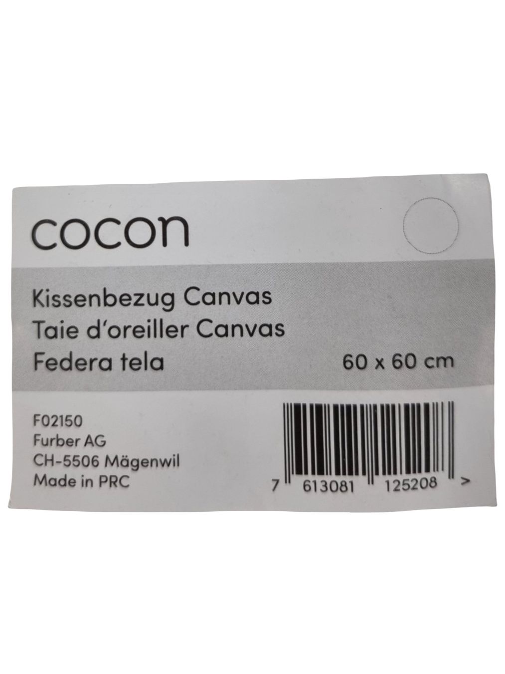 Biancheria da letto: COCON Kissenbezug Canvas – Nuovo (secondo la descrizione) da Wangen b. Olten venduto da Restwert_Wangen 1