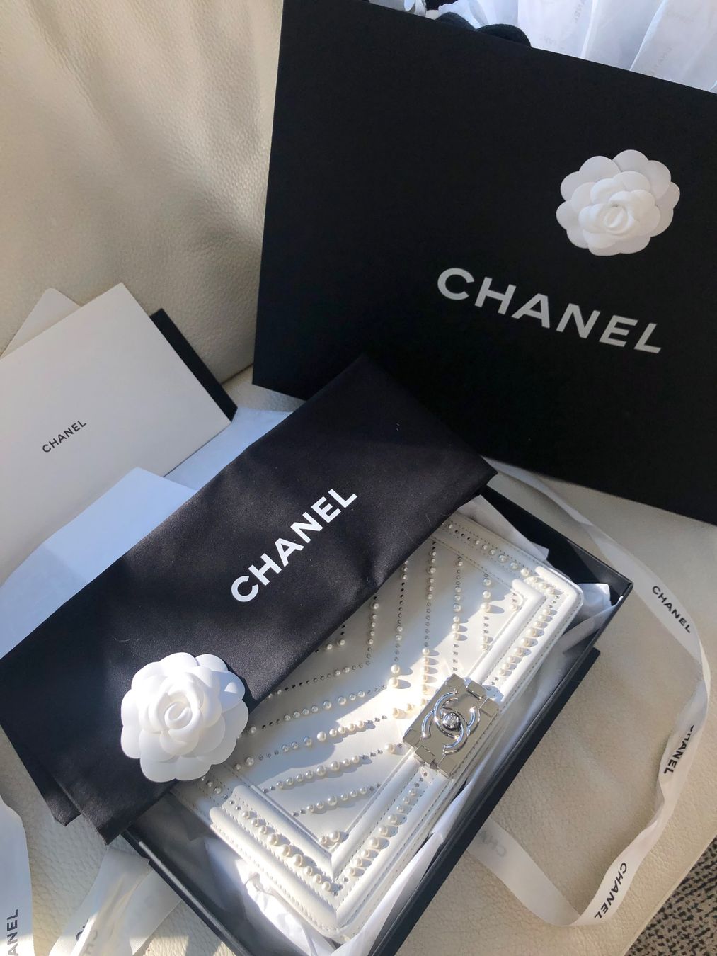 Chanel Borse da donna: Chanel Boy Bag – Nuovo e nell'imballaggio originale da Zürich venduto da Aemilia82 1