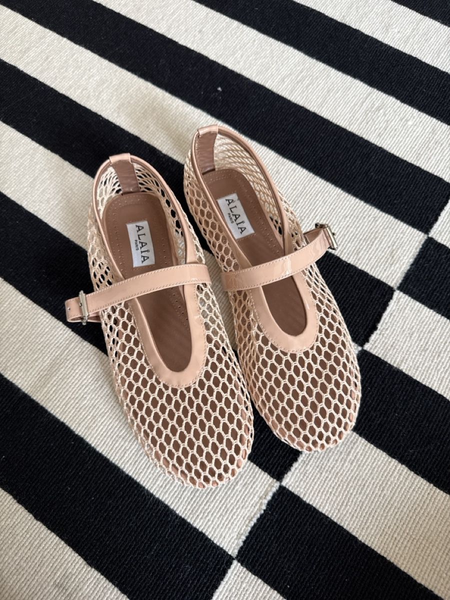Alaia Scarpe da donna: Alaia Fishnet Ballet Flats – Usato da Zürich venduto da ang_65gc